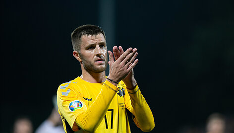 Lietuvos futbolo rinktinės jėgų pasitikrinimas su grupės lyderiais: Lietuva &ndash; Ukraina