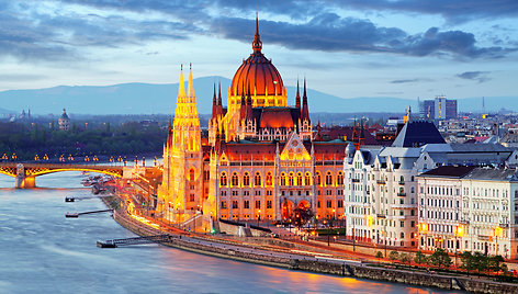 Vengrijos parlamento rūmai. Budapeštas