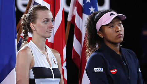 Naomi Osaka ir Petra Kvitova