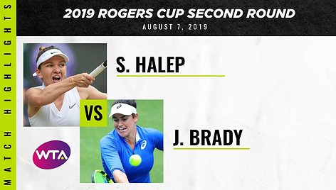 jennifer-brady-vs-simona-halep-2019-rogers-cup-second-round-wta-highlights