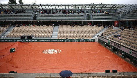 Lietus „Roland Garros“ turnyre