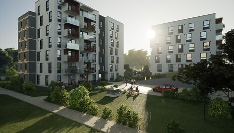 &bdquo;Eika Residential Fund&ldquo; Skroblų gatvėje plės daugiabučių kvartalą