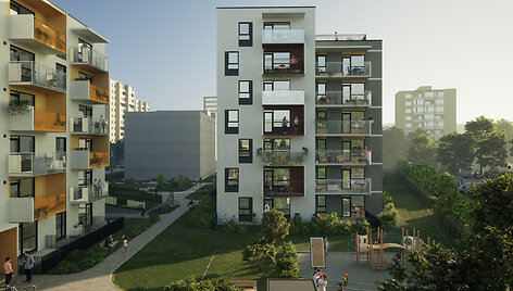 &bdquo;Eika Residential Fund&ldquo; Skroblų gatvėje plės daugiabučių kvartalą