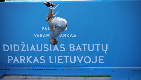 Olimpiniai batutai Palangoje