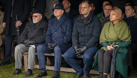 Kryžkalnio memorialo statybos pradžios ceremonija