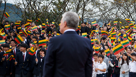 G.Nausėda pagerbė žydus gelbėjusio japonų diplomato Č.Sugiharos atminimą