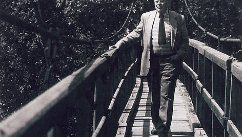 Česlovas Milošas Nevėžio slėnyje, 1992 m.