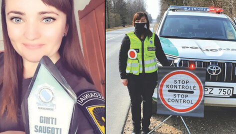 Sandra džiaugiasi savanori&scaron;ka veikla policijoje bei įvertinimu už ją