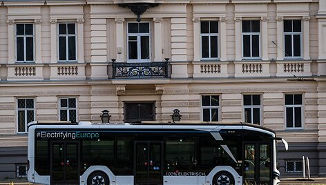 Elektrinis MAN Lion&lsquo;s City E 12 autobusas pristatytas ir Lietuvoje