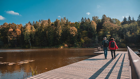 Sumušk savo žingsnių rekordus Miško take