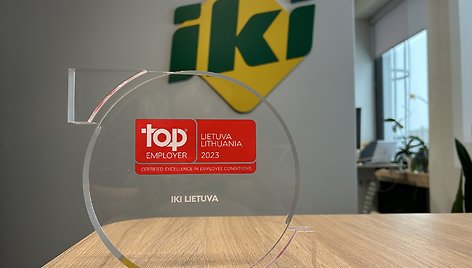 IKI Lietuva pelnytas TOP Employer Lietuva 2023 įvertinimas