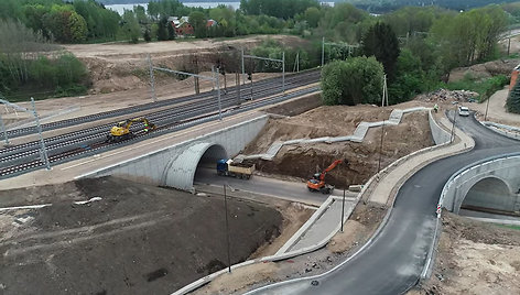 Rail Baltic railway stretch between Kaunas and Palemonas