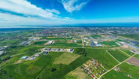 Klaipėda FEZ with the bird's eye.
