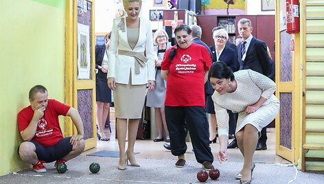 Diana Nausėdienė ir Agata Kornhauser-Duda vizito Lenkijoje metu