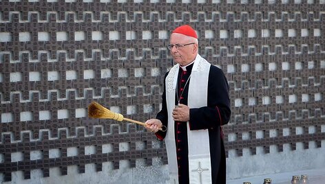 Memorialo Lietuvos partizanams Kryžkalnyje atidengimo i&scaron;kilmės