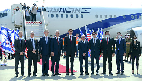 Izraelio ir JAV delegacijos