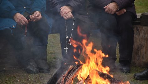 Vėlinių laužai Margionyse