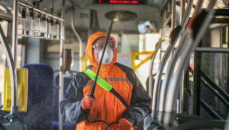 Vie&scaron;ojo transporto dezinfekcija Vilniuje