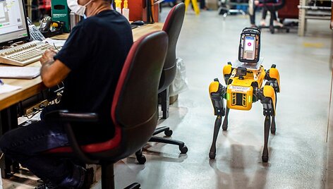 Tokie robotai lengvai apeina kliūtis, gali lipti laiptais ir vaik&scaron;čioti nelygiais pavir&scaron;iais