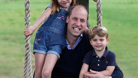Princas Williamas su vaikais