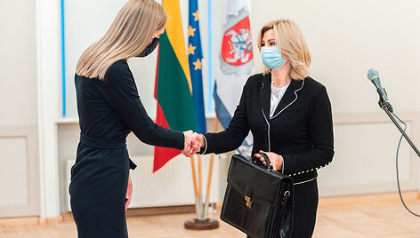Agnė Bilotaitė ir Rita Tama&scaron;unienė