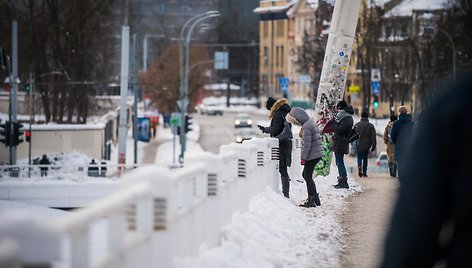 Sekmadienio rytas sostinės gatvėse