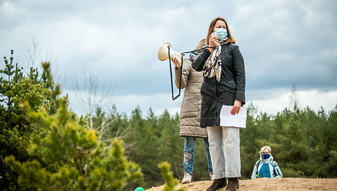 Protesto akcija „Už Dumsių kopos išsaugojimą“