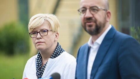 Ingrida &Scaron;imonytė ir Charles'is Michelis