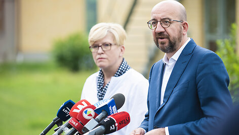Ingrida &Scaron;imonytė ir Charles'is Michelis