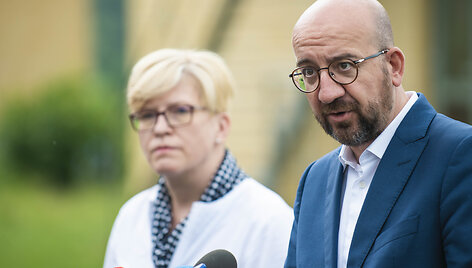 Ingrida &Scaron;imonytė ir Charles'is Michelis