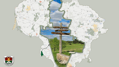 Vi&scaron;tyčio Regioninio Parko žemėlapis