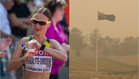 B.Virbalytė i&scaron;vydo gaisrų Australijoje padarinius