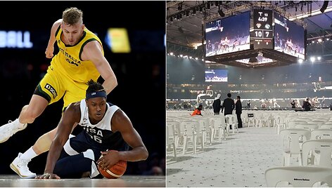 Australijos ir JAV rungtynių žiūrovai prakti&scaron;kai nieko nematė