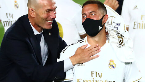 Zinedine'as Zidane'as ir Edenas Hazardas