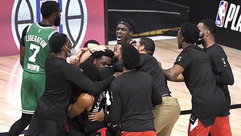 &bdquo;Toronto Raptors&ldquo; krep&scaron;ininkų triumfas
