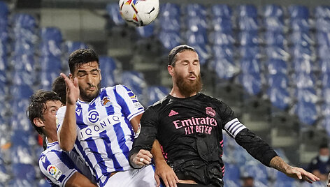Mikelis Merino ir Sergio Ramosas