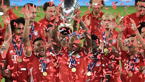 Miuncheno &bdquo;Bayern&ldquo; triumfavo UEFA Supertaurėje