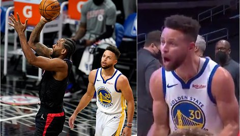 Stephenas Curry ir „Warriors“ buvo sutriuškinti Los Andžele