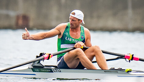 Mindaugas Gri&scaron;konis Tokijo olimpinių žaidynių finale