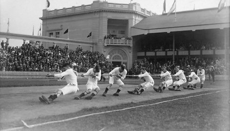 Virvės traukimas olimpinių žaidynių programoje paskutinį kartą buvo 1920 m.