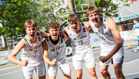 Lietuvos 3x3 krep&scaron;inio rinktinė Europos jaunimo olimpiniame festivalyje