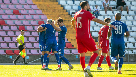 „Hegelmann“ futbolininkų džiaugsmas