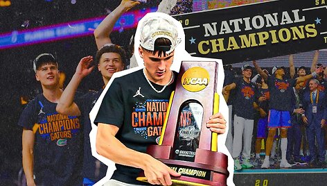 Kajus Kublickas tapo NCAA čempionu