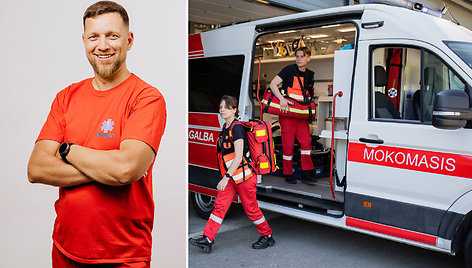 Marius Lukoševičius paramediko specialybės mokosi Karaliaus Mindaugo profesinio mokymo centre