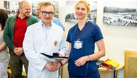 Kauno klinikose sutinkami i&scaron; Ukrainos grįžę medikai 