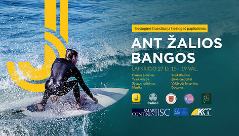 Ant žalios bangos
