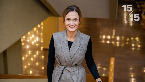 Viktorija Čmilytė-Nielsen laidoje 15/15