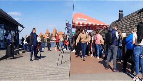 Trakuose Žmonių susibūrimai karantino metu