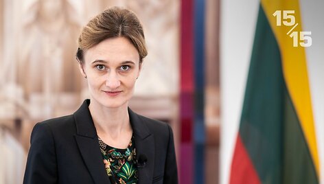 Viktorija Čmilytė-Nielsen - laidoje 15/15