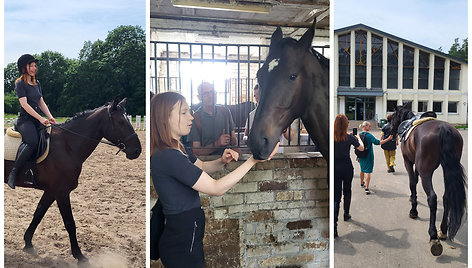 „Equus“ komanda lankėsi žirgyne